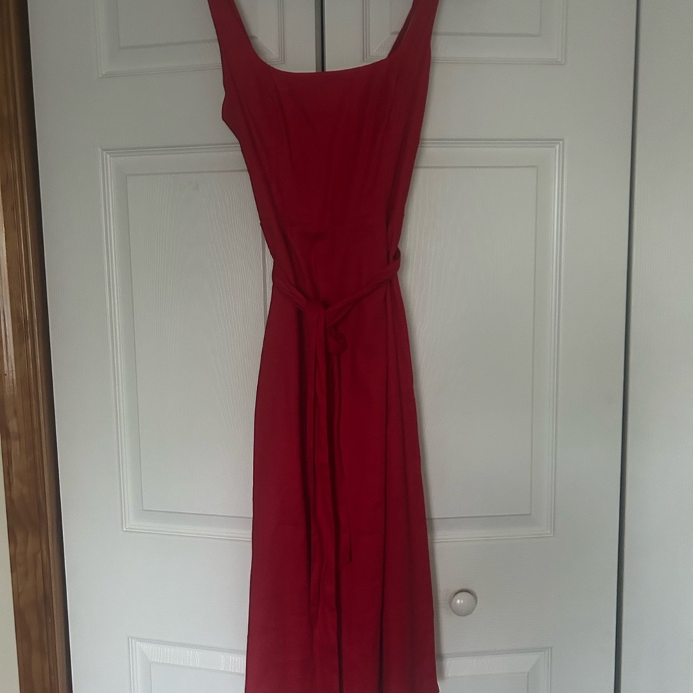 Banana Republic Red Maxi Sundress for Weddings